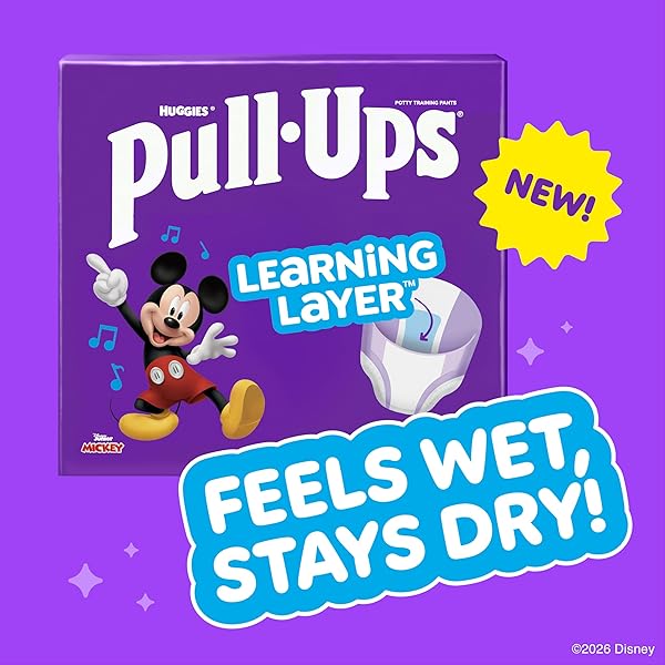 PULL-UPS BOYS’ POTTY TRAINING PANTS, SIZE 4T-5T TRAINING UNDERWEAR (38-50 LBS), 82 COUNT
