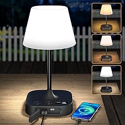 Lightbiz Outdoor Table Lamp - 8000mAh Cordless