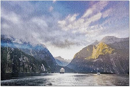 Amazon Co Jp Hdフィヨルドランド国立公園 ニュージーランド ミルフォードサウンドの美しい景色の美しい山とフィヨルドの風景 19x27プレミアム1000ピースジグソーパズル アメリカ製 おもちゃ