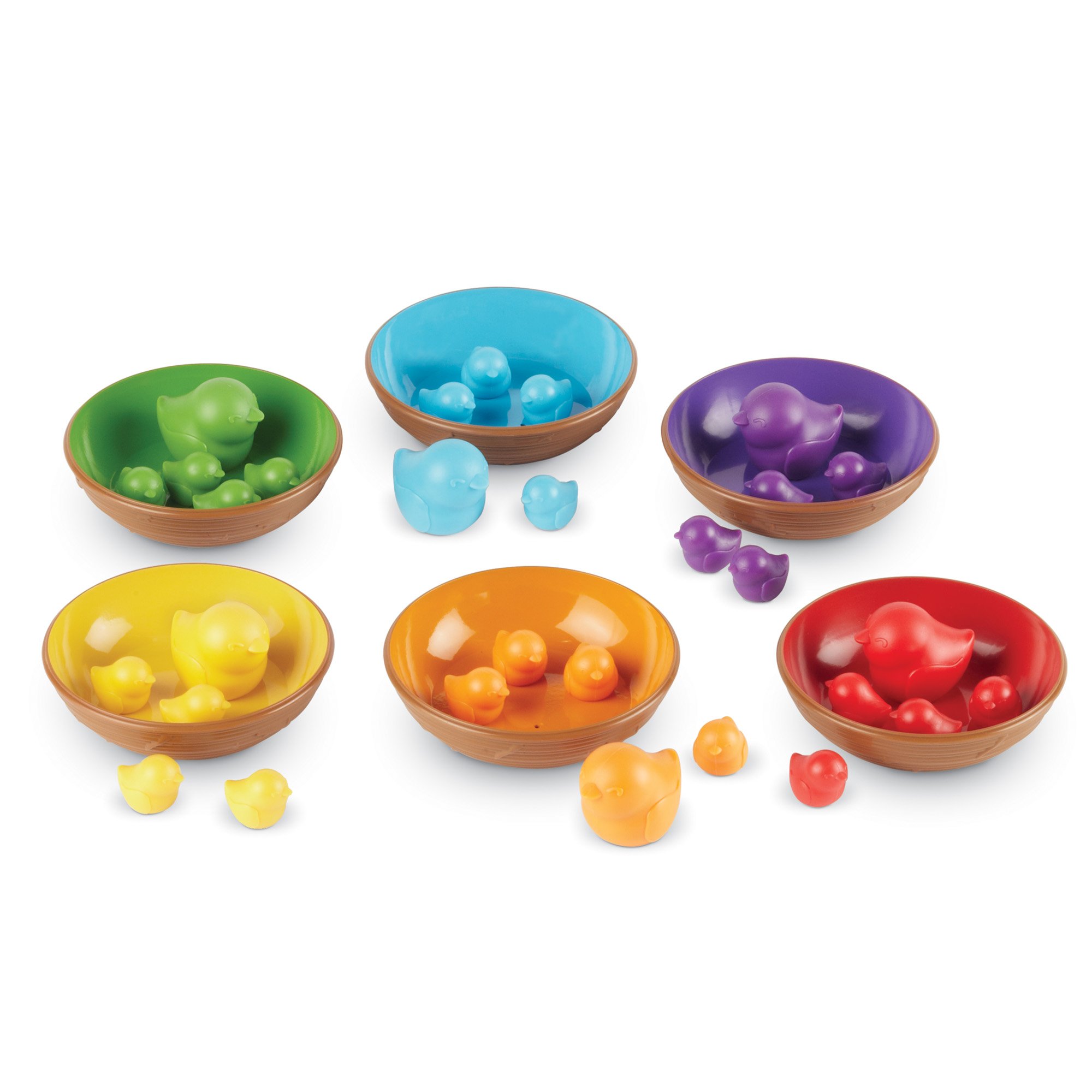 Learning Resources LER5554 Birds in A Nest Sorting Set — image 1