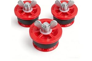 1.5 Inch Plumbing Test Plug, Expandable Rubber Pipe Mechanical Test Plug for Drain & Pipe Pressure Testing and Temporary Seal