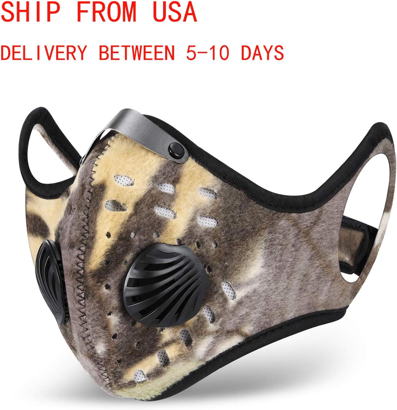 Dust Màsk, Reusable Face Màsk With Extra Activated Carbon Filters for Pollen Allergy Woodworking Running Cycling Mowing Construction and More