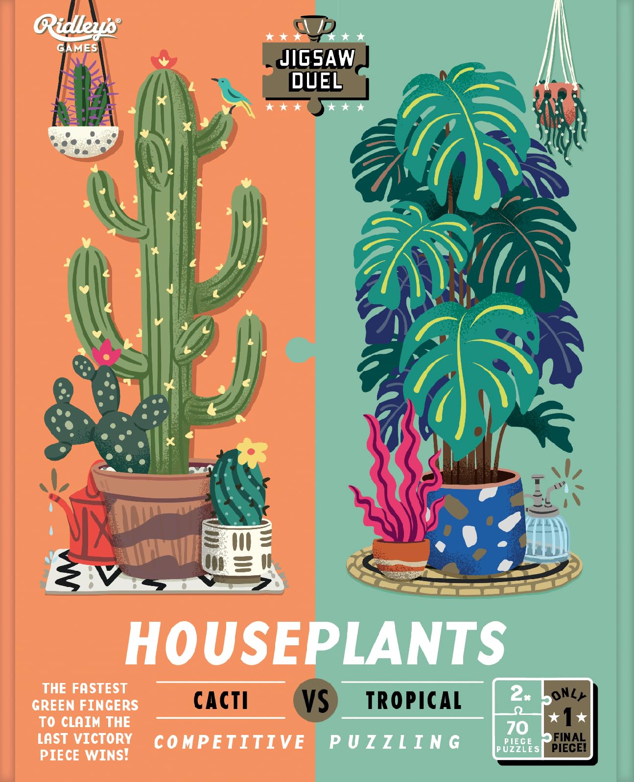 Ridley's- Puzzle, 0810073341364, Plantes D'intérieur Cactus Vs Tropical
