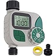 Biswing Watering Timer for Garden Hose, Outlet Hose Water Sprinkler Timers, Programmable Hose Timer with Digital Irrigation Timer System, Battery Operated for Outdoor Yard Lawn Garden Watering