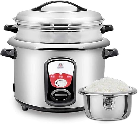 Amazon 炊飯器炊飯器6 5l 2v 1100wステンレス鋼ウォーマークッカー蒸し器家庭用キッチン多機能炊飯器炊飯器炊飯器 3 8人用 パスタ鍋 オンライン通販