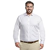 Izod Men's Big &amp; Tall Luxury Classics Long Sleeve Button Down Shirt