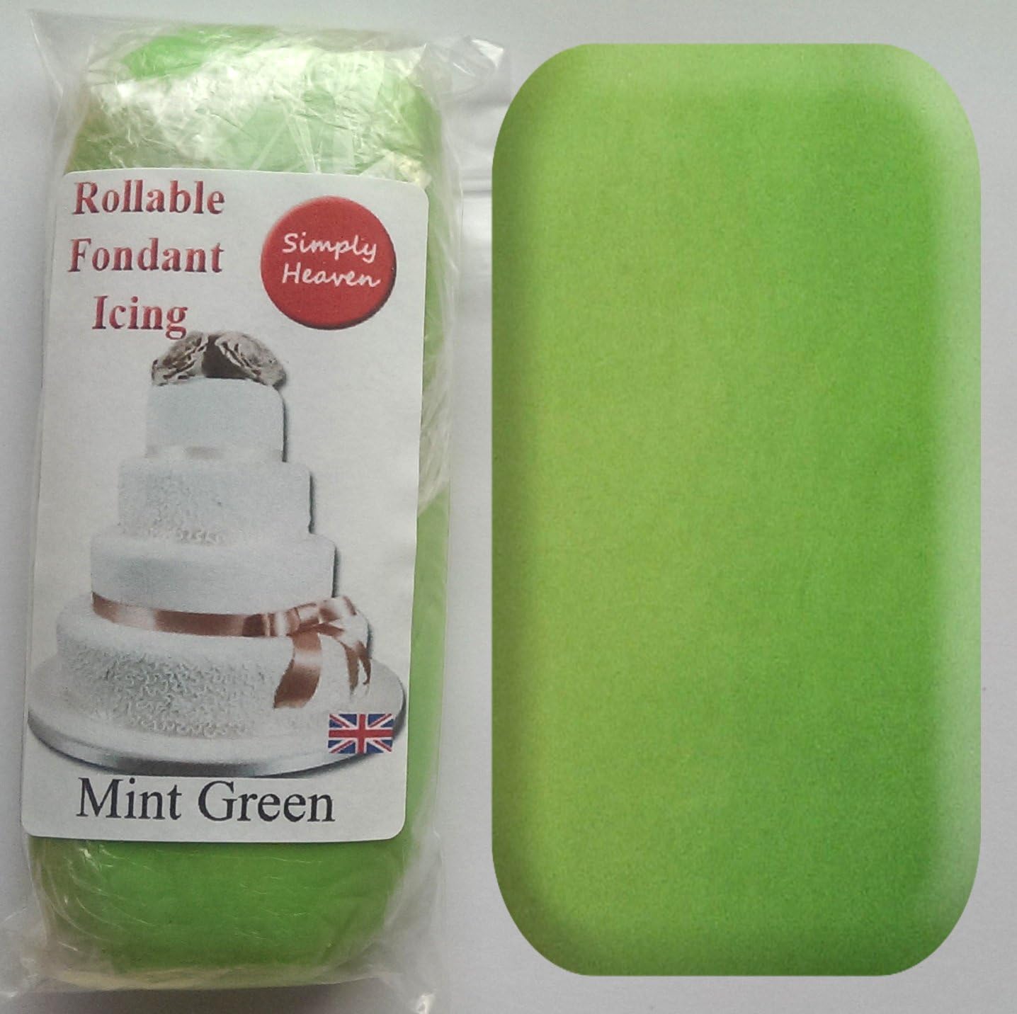 Simply Heaven Regalice ready to roll Fondant Sugarpaste Icing 240g (Gluten free) (Mint Green)