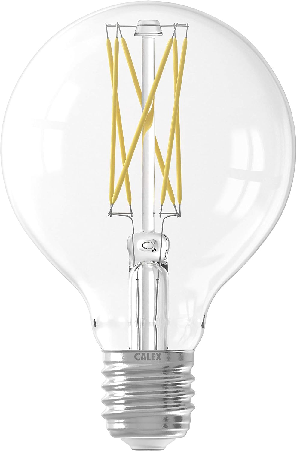 Calex Globelampe LED-Filament 4W (ersetzt 40W) E27 Klar 80mm, Clear