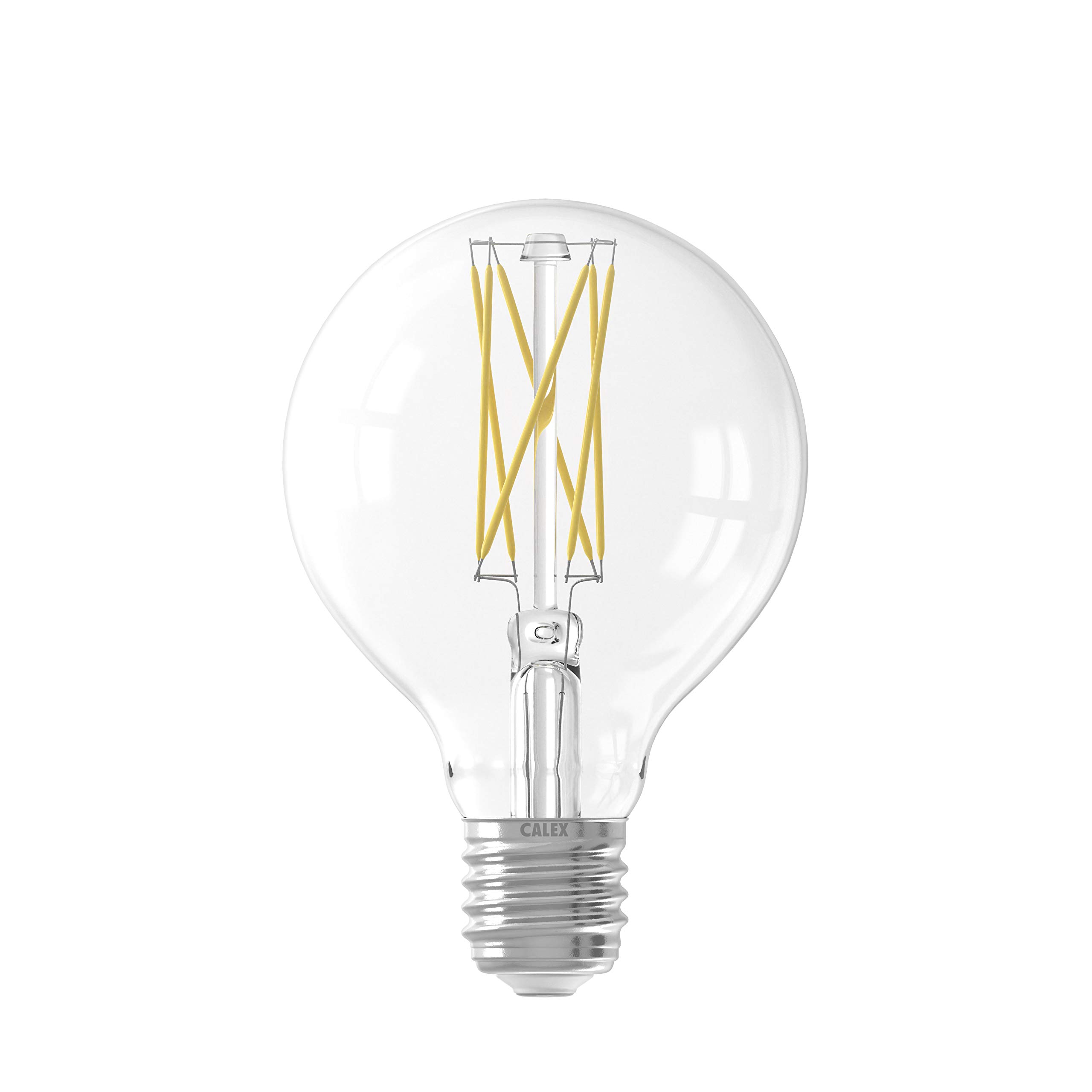 Calex Globelampe LED-Filament 4W (ersetzt 40W) E27 Klar 80mm