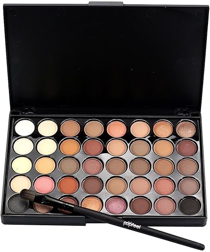Naisicatar Cosmetic Paleta de sombra de ojos, 40 colores ...