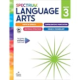 Spectrum Language Arts 3rd Grade Workbooks, ELA Activity Book for Kids Ages 8-9, Parts of Speech, Sentence Structure, English Grammar, Vocabulary, Spelling and More, Classroom or Homeschool Curriculum
