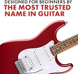 Fender Squier Debut HSS Stratocaster Laurel Fingerboard Dakota Red White view 3