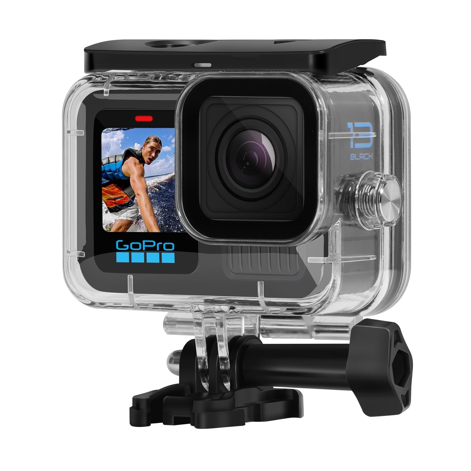 AFAITH Waterproof Case for GoPro Hero 13/12/11/10/9 Black, 50M/164FT Underwater Diving Photography Protective Housing Shell Cover for GoPro Hero 13/12/11/10/9 Black
