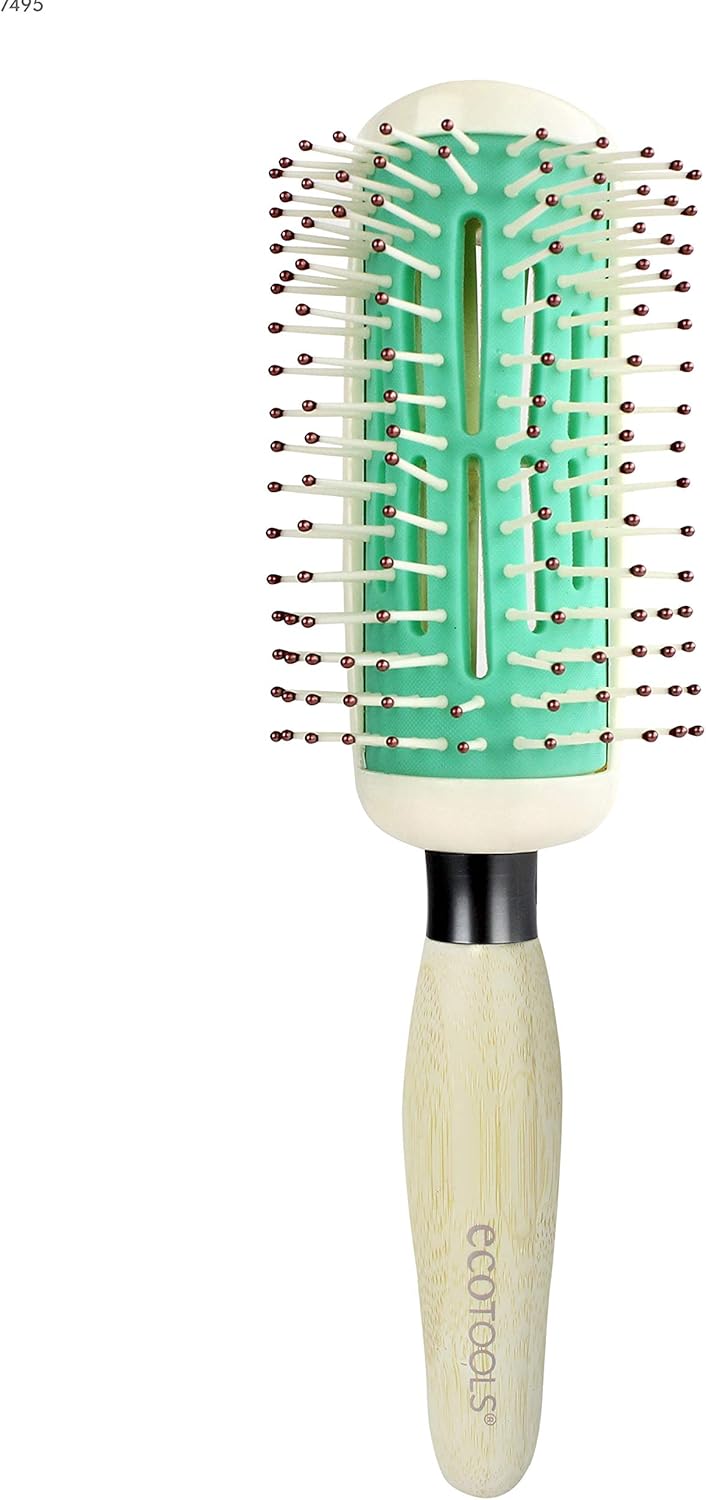 EcoTools Wet Hair Brush Styling and Detangling Tool, Round and Paddle