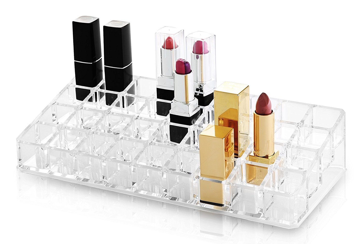 BINO Lips Galore 36 Compartment Acrylic Lipstick Organizer Amazon.co