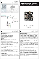 5.8GHz FPV VTX PIT/25/200/600/1000mW Switchable FPV