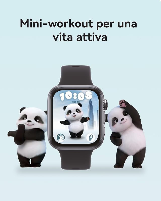 WATCH FIT 5 Smartwatch, Schermo AMOLED HD da 1,82", Bianco