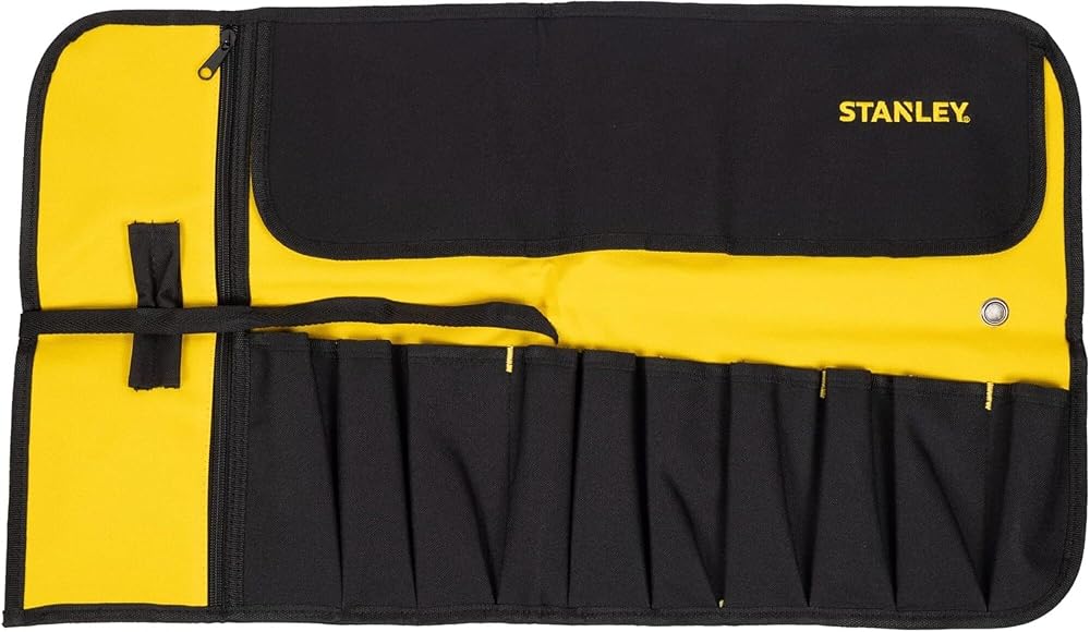 STANLEY 600 Denier Tool Pocket Roll Multi-Pockets Organizer 1-93-601