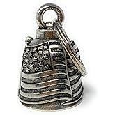 Bravo Bells US Flag Motorcycle Biker Bell Accessory or Key Chain for Luck on The Road