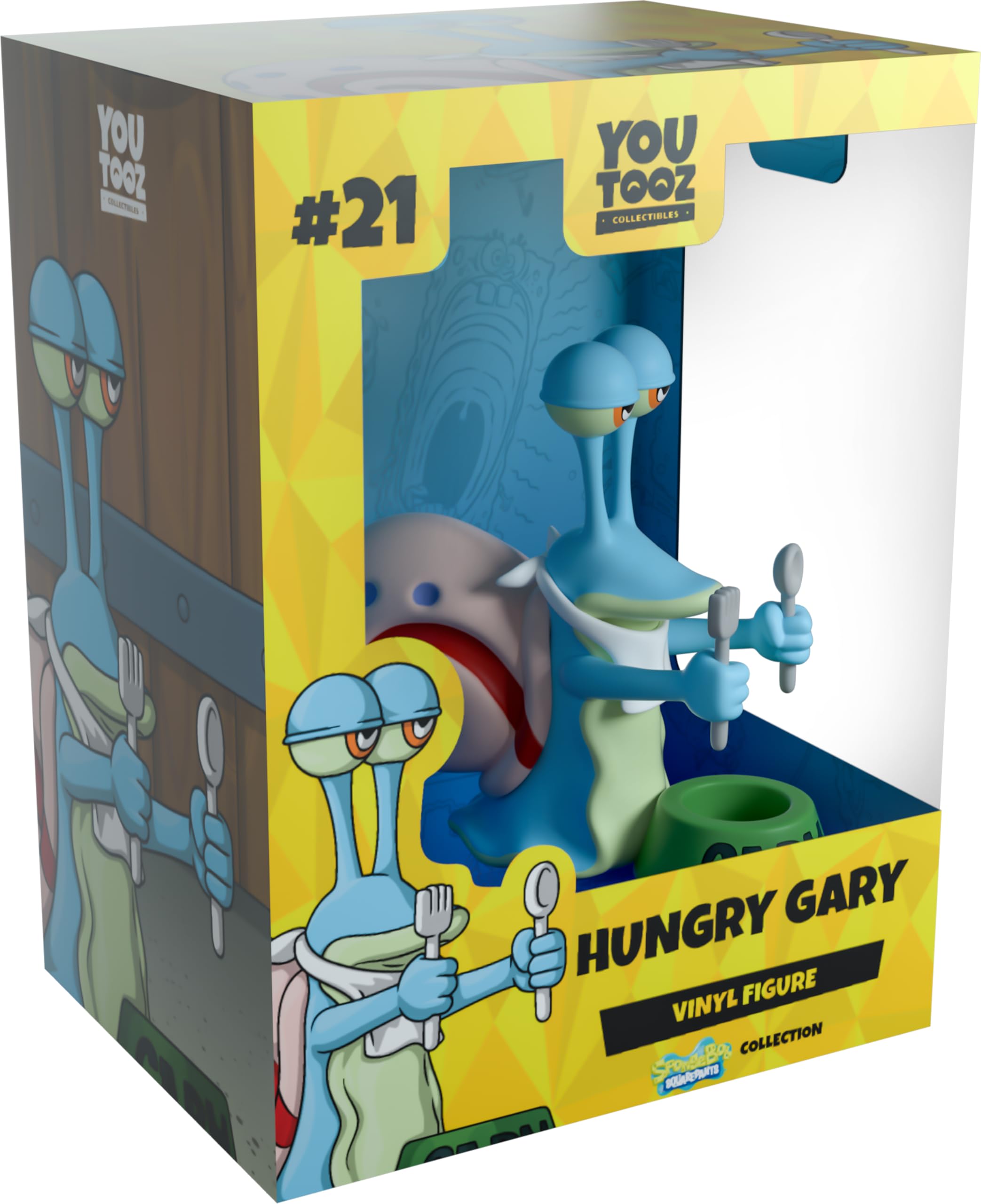Youtooz Spongebob Squarepants Hungry Gary 3.9" Vinyl Figure, Collectible Gary