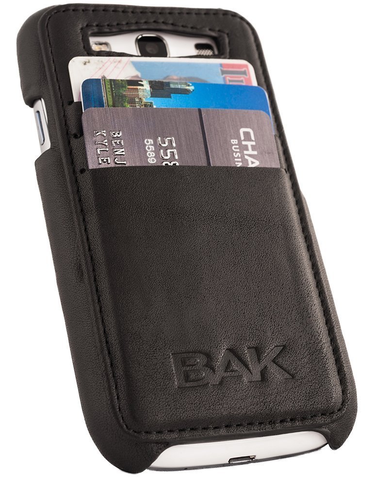 BAK Case- Leather Wallet Phone Case for the Samsung Galaxy S3