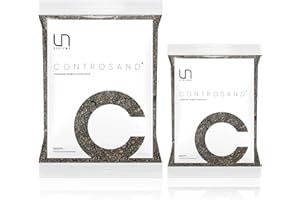 ULTUM NATURE SYSTEMS UNS Controsand - Kona, 8L - Natural Freshwater 3-5 mm Dark Gray Gravel - Decorative Small Rocks for Aquascaping Planted Tank - Aquarium Terrarium Substrate for Betta, Shrimp, Fish, Reptile Decor