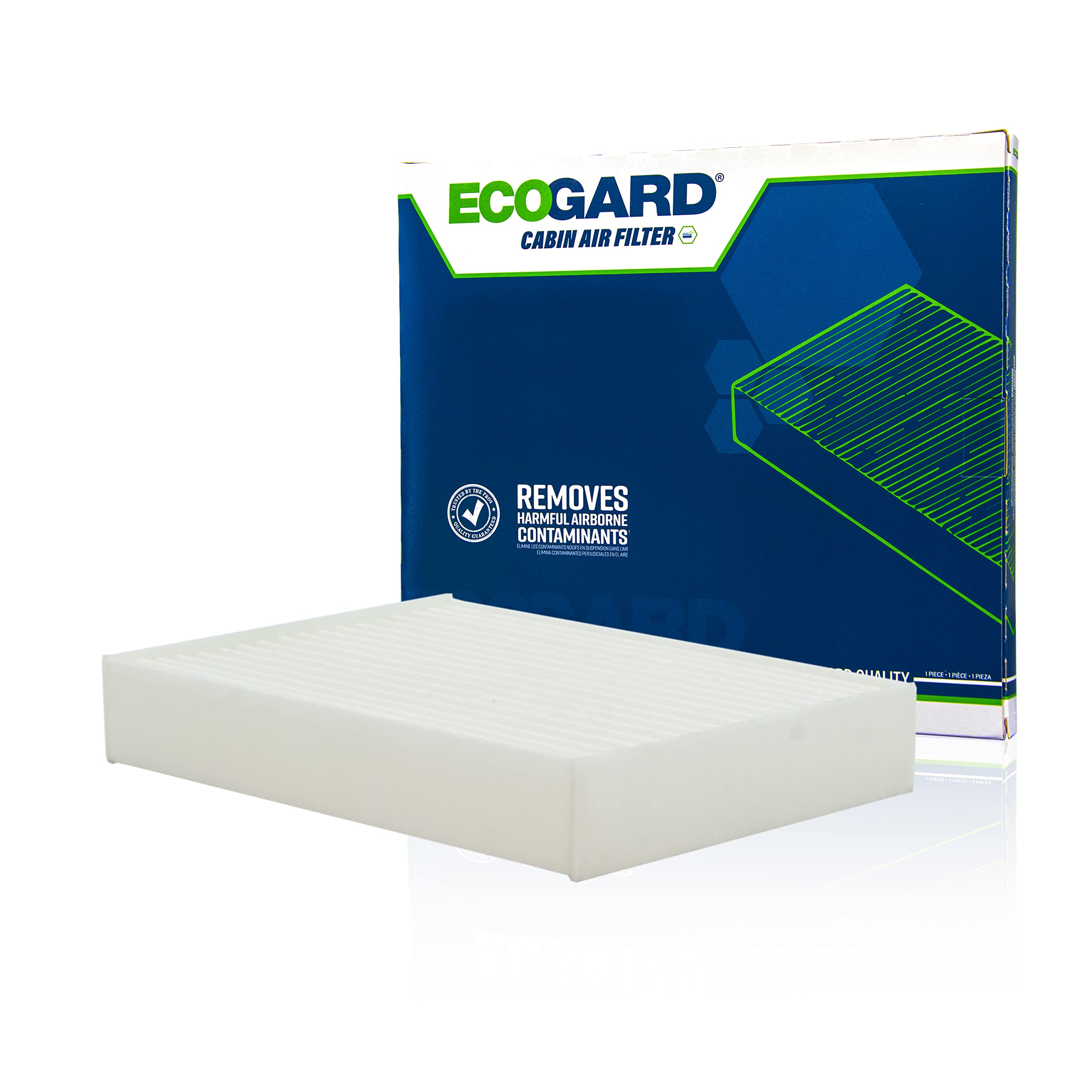 Filtro de aire de cabina premium ECOGARD XC25571 | Se adapta a Ford Escape 2.3L (híbrido) 2005-2008; 2009-2012 Escape 2.5L (híbrido)