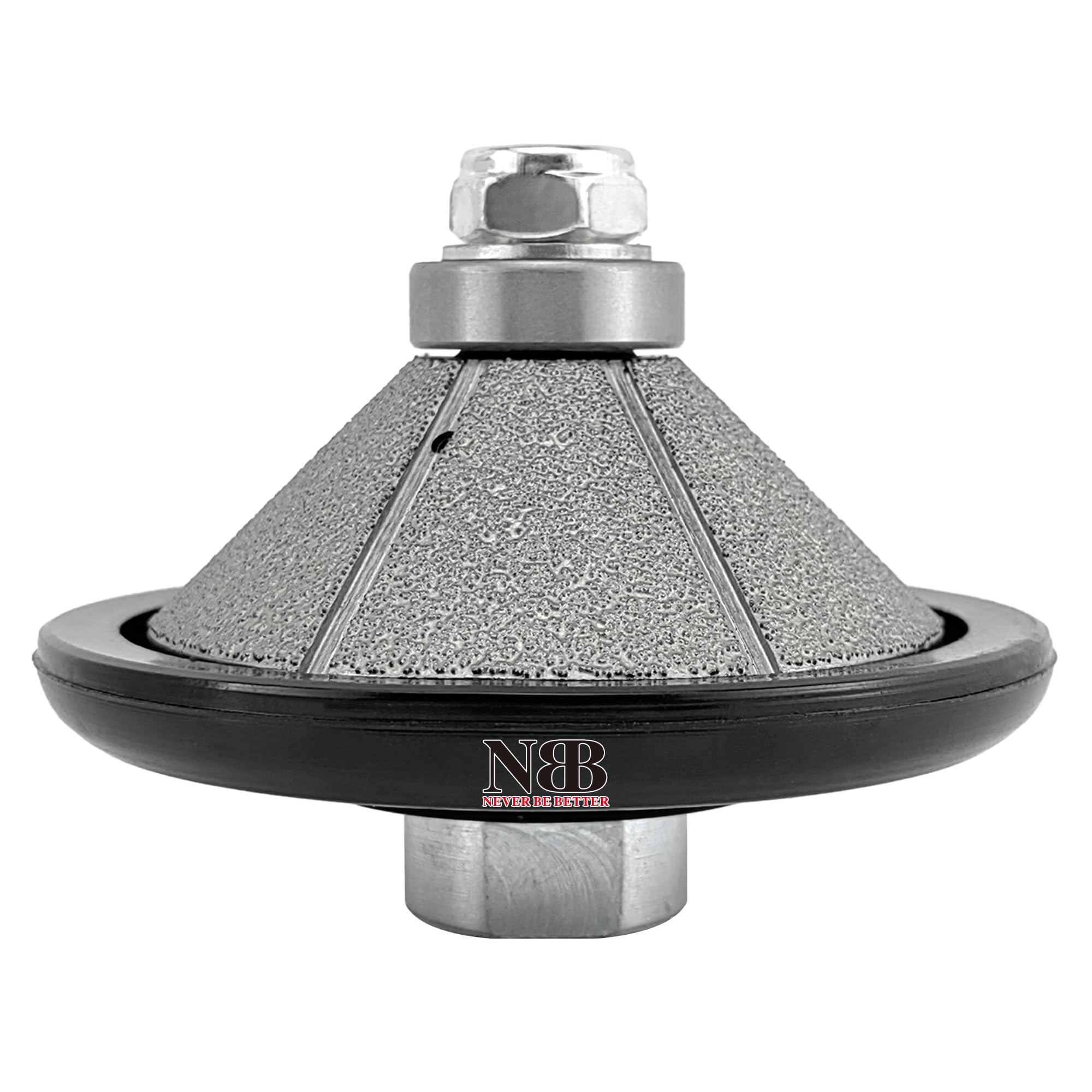 NBB Diamond Profile Wheel Diamond Router Bit Diamond Milling Drill chamfer Bit Grinding Wheel for Profiling Porcelain Tile Ceramic Granite Marble Stone Use on Angle Grinder (Bevel E25)