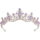 Crystal Crown for Women Girls Elegant Princess Headband Sparkling Rhinestones Queen Tiara for Weddings Birthday Parties Proms Pageant Cosplay