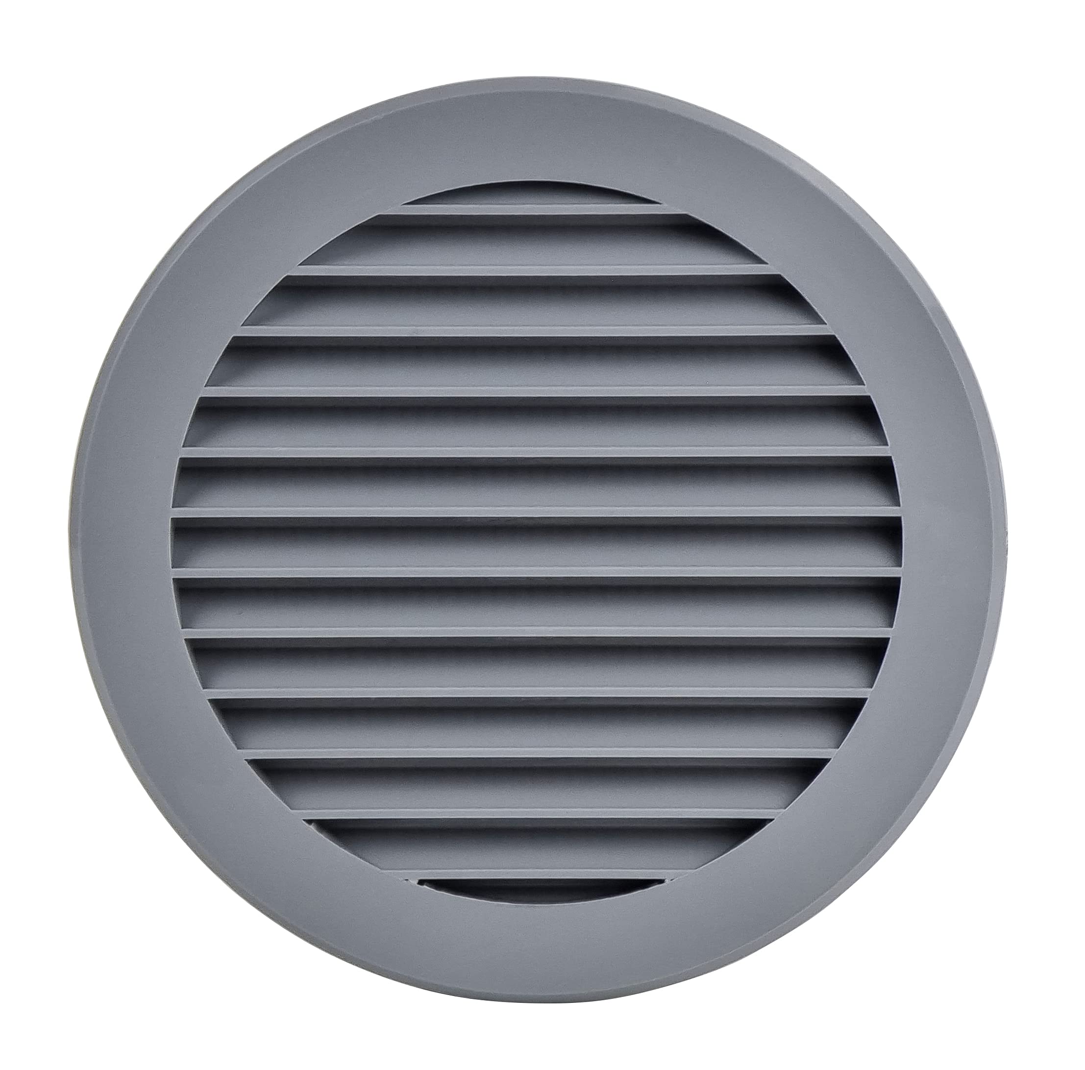 Steinberg14 Grey 125mm Air Vent Cover with Insect Mesh - 5 inch Round Air Vent Covers for Walls and Ceilings - Vent Covers - Air Vents for Interior Walls - Plastic Ventilation Grille