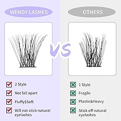 WENDY LASHES Clusters for Eyelash