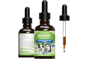 Pet Wellbeing Bilberry for Dogs - Organic Herb, Supports Eye Health, Antioxidant-Rich, Healthy Vision, Capillary Care - Herba
