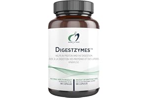 Designs for Health Digestzymes Digestive Enzymes with Betaine HCl (Betaine Hydrochloride) (180 Capsules)