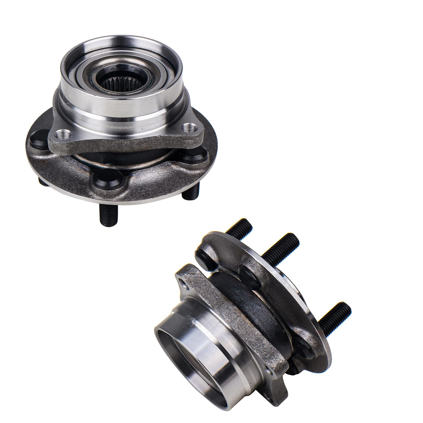 Photo 1 of KUSATEC 513265 [2-Pack] Front Wheel Bearing and Hub Assembly Compatible with Toyota Prius 2004 2005 2006 2007 2008 2009, 5-Lug