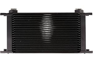 Setrab 6-Series ProLine STD Oil Cooler - 19 Row 235 Matrix | High-Performance Stacked-Plate Radiator | M22 Female Ports | 11.14” x 5.75” x 1.83” | Compatible with SUSA ProLine Adapter Fittings