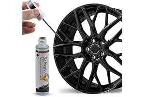 Ouzorp Car Wheel Scratch repair Rim Touch Up Paint Rim Scratch Repair Pen Quick And Easy Wheel（BLACK