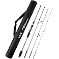 Goture Travel Fishing Rods, 4 Piece Fishing Pole with Case/Bag, Casting/Spinning Rod,Ultralight Fishing Baitcasting Rod 7ft for Saltwater Trout, Bass, Walleye, Pike