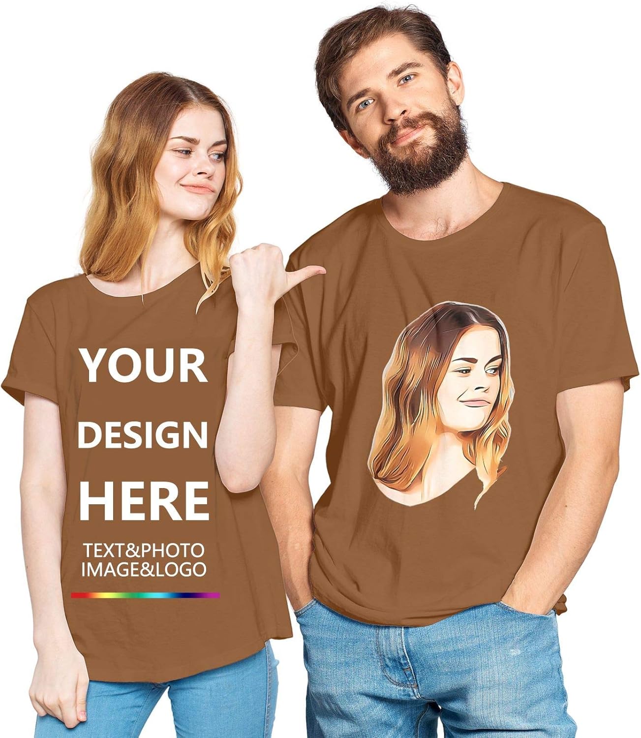 Custom Personalized T Shirts for Men & Women ，Design Your