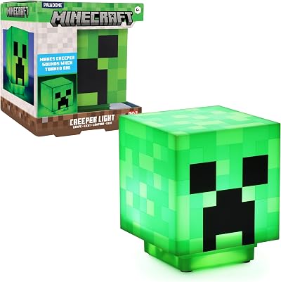 Paladone Minecraft Creeper Light with Official Creeper Sounds