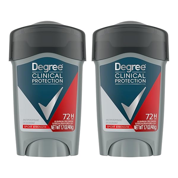 DEGREE MEN CLINICAL STRENGTH ANTIPERSPIRANT DEODORANT 2 PACK...