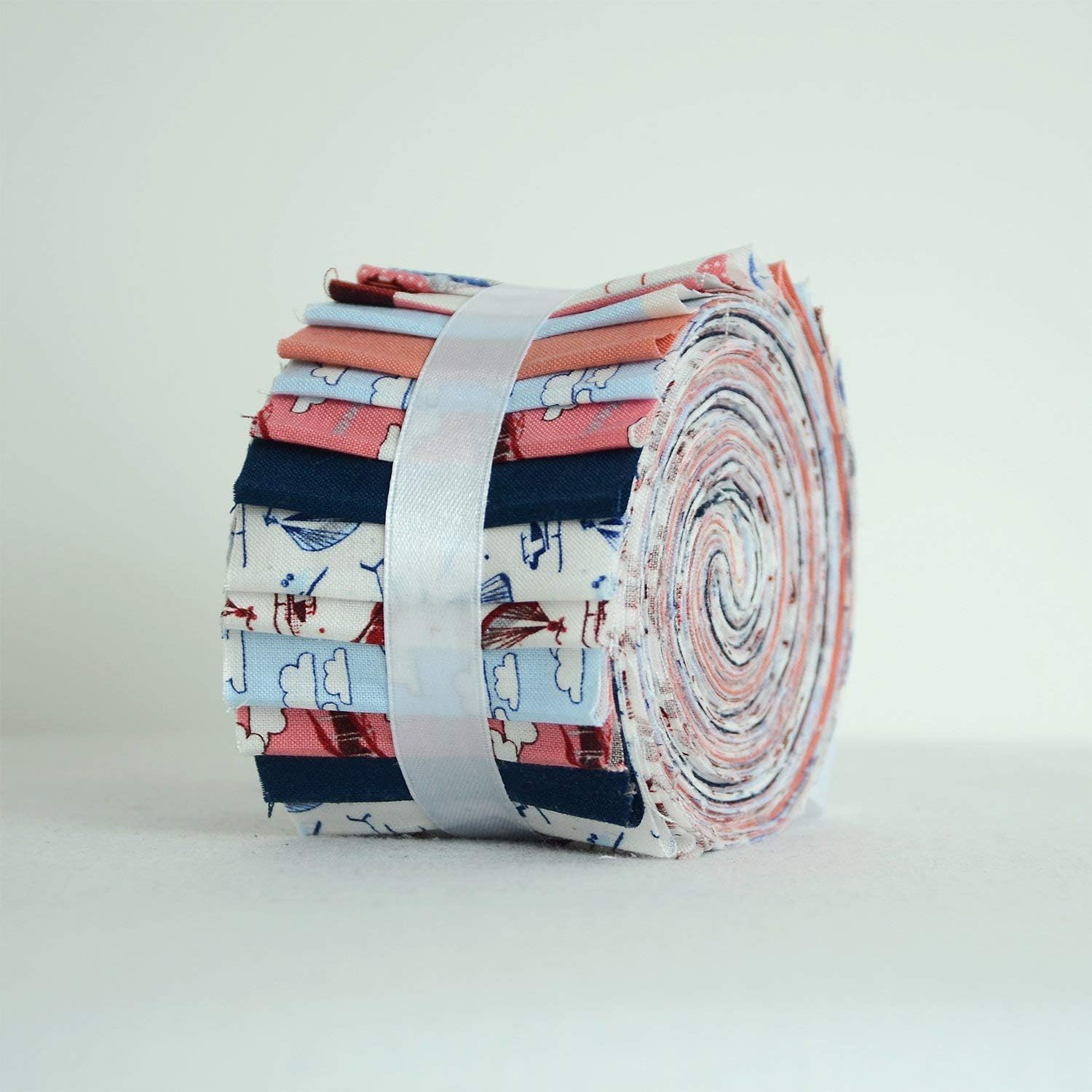 Jelly Rolls Fabric for Quilting, Patchwork, Craft 100 Cotton Head in The Clouds