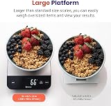Etekcity 10kg Digital Kitchen Scale Waterproof USB-C Rechargeable LED Display view 4
