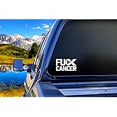 Fuck Cancer Car Vinyl Decal Sticker