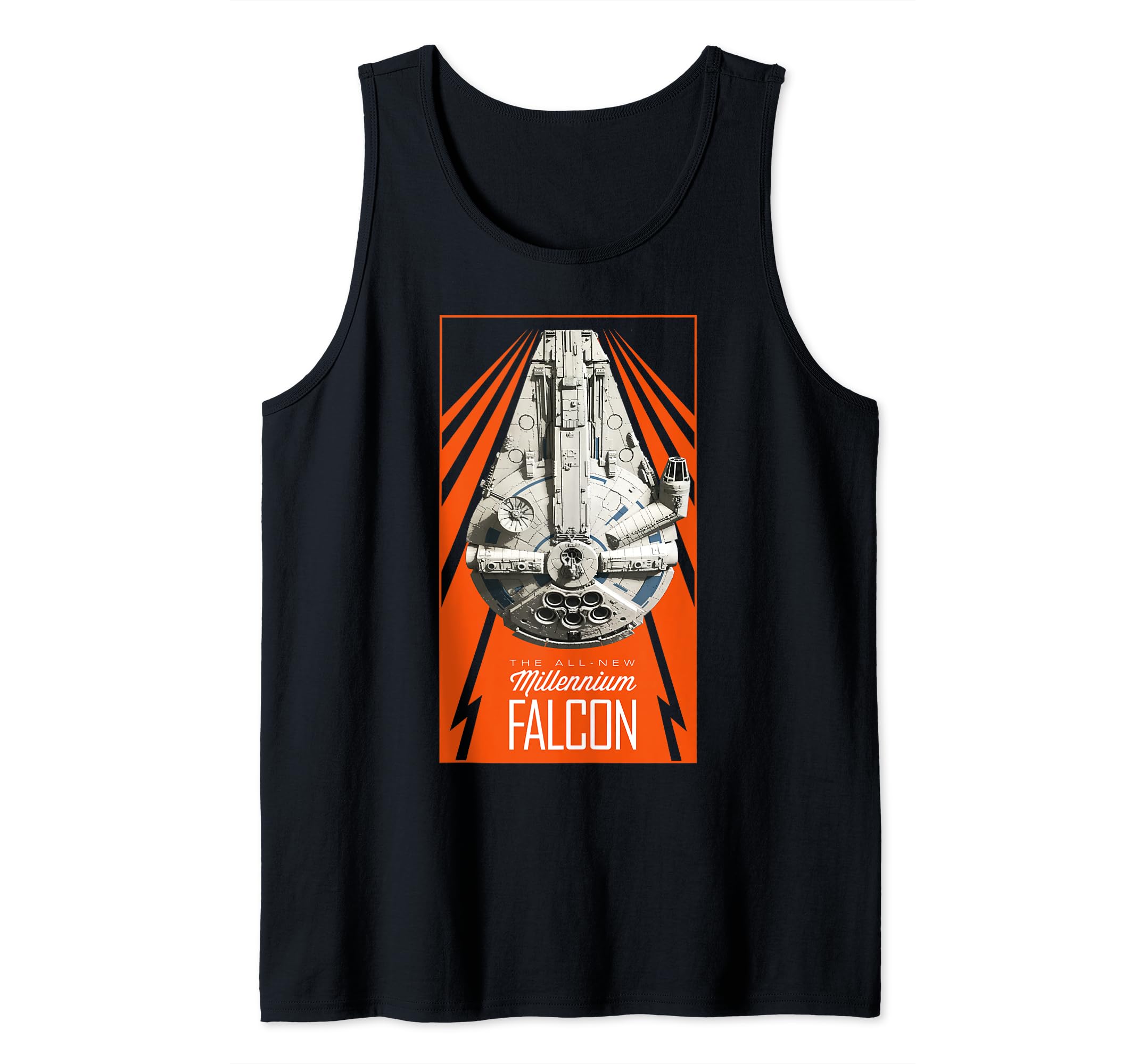 Star Wars Han Solo Movie Retro Falcon Poster Tank Top