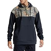 LOOGU Hunting Hoodies for Men Fleece Lining Performance Insulation Pullover Camo Hoodie