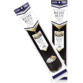 New Remy Yaky-Remy Blue 100% VIRGIN Human Hair Weave- Shed Free&amp;Tangle Free (#1, 10&ldquo; packs of 2)