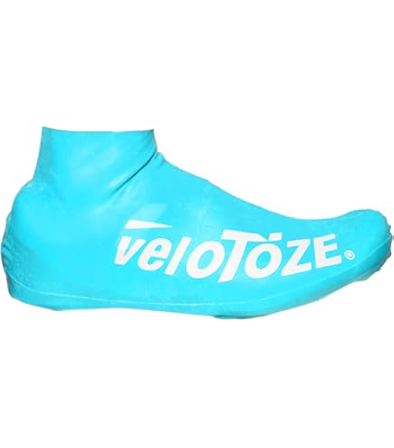 VeloToze Tall Silicone Cycling Shoe Covers - Waterproof, Windproof Booties For Cold & Rain