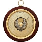 Fischer Barometer Pascal, Brass-Mahogany 6.7" / 170 mm - 1436R-22-US (US Version)