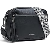 Bluome Small Crossbody Purse for Women – Multi Pocket Travel Purses Crossbody Bag Shoulder Handbags with Adjustable Strap