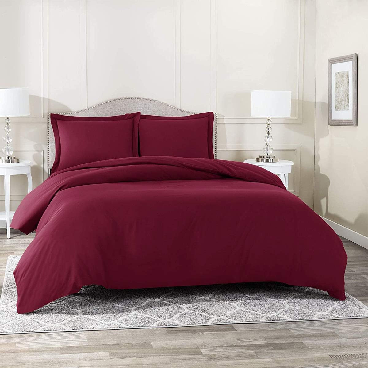 RUIKASI Superking Duvet Cover NonIron Zipper Closure with Smooth